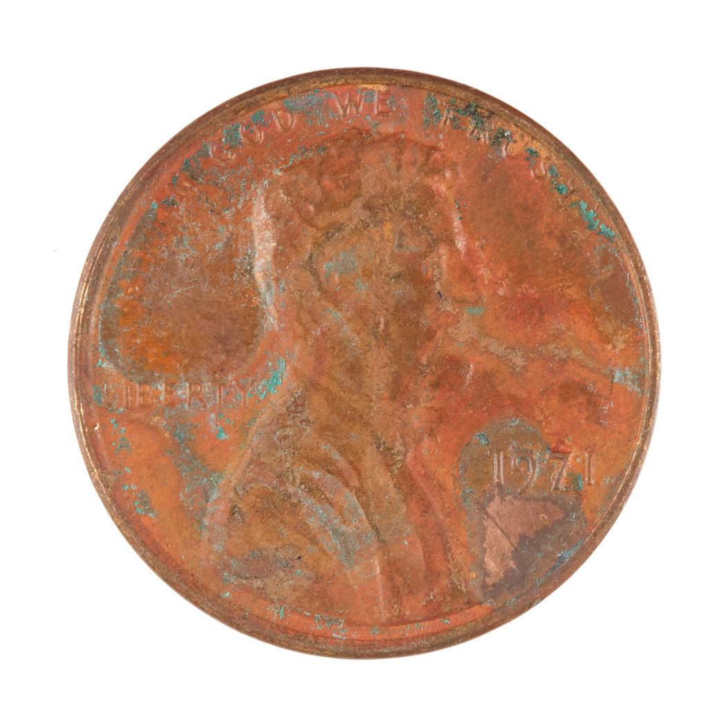 Cent #1377 – Orange Patina standout example
