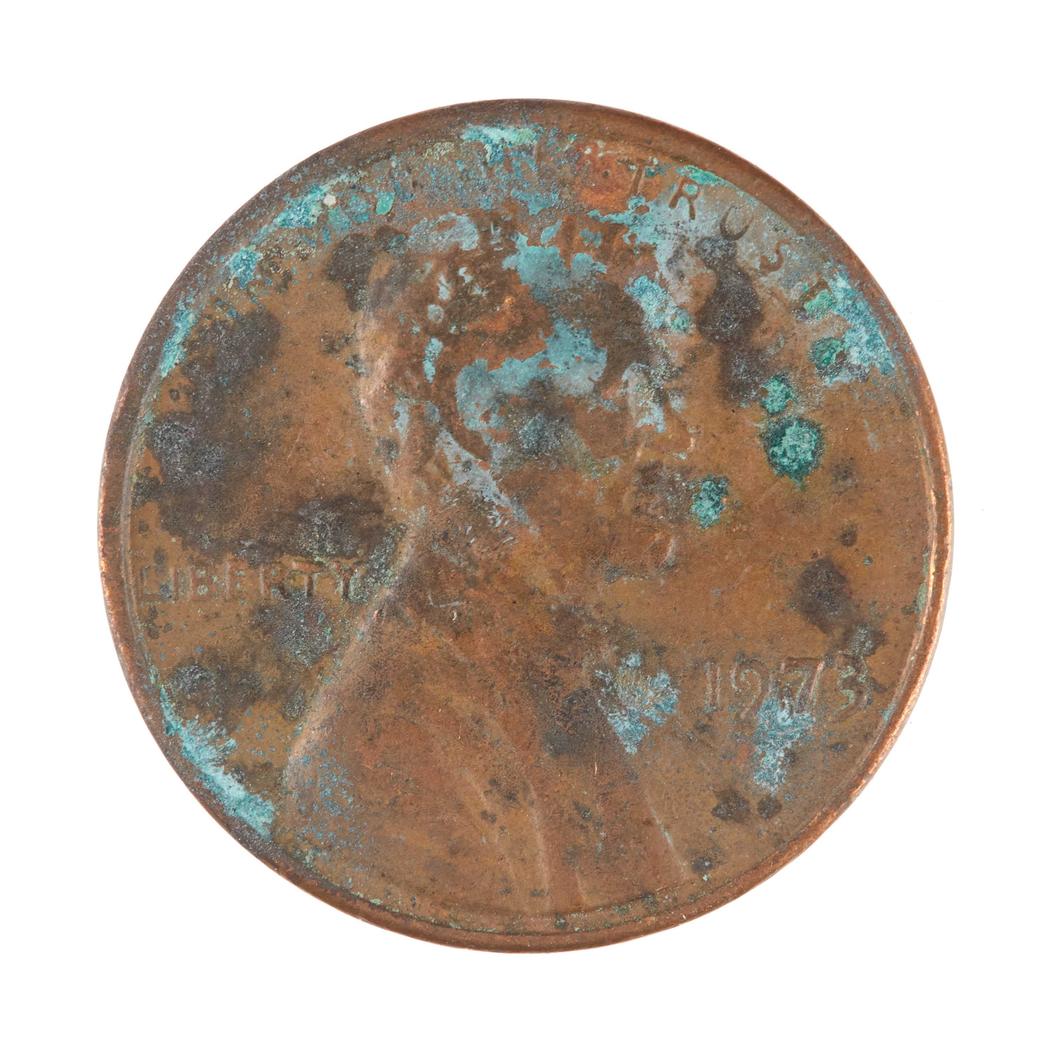 Cent #3272 – Significant verdigris