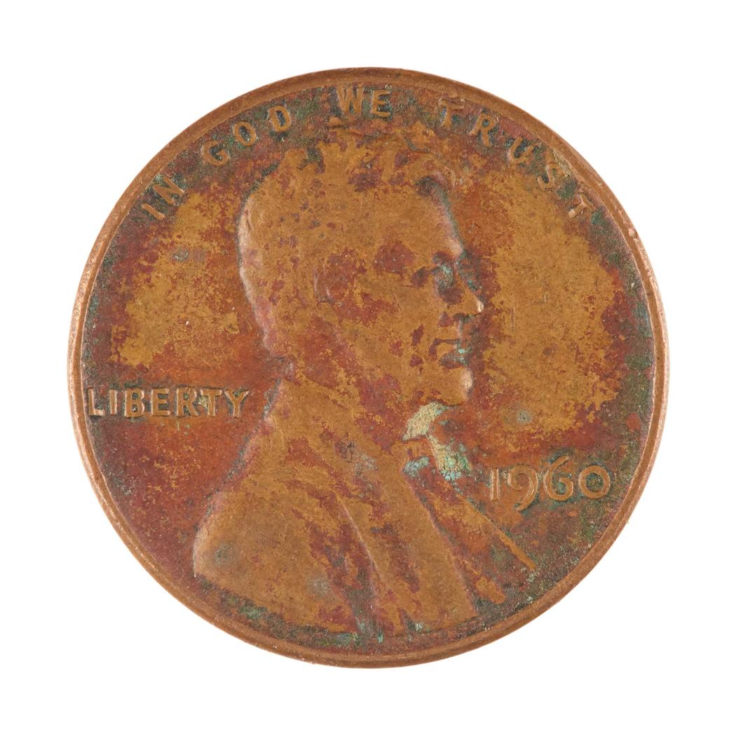 CENT #9507 – Significant red patina