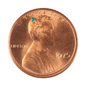 CENT #4046 – Lustrous with minor paint contamination