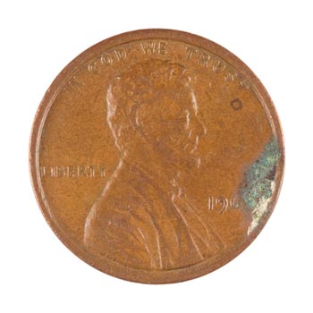 Verdigris example – Cent #412