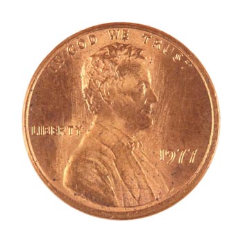 CENT #8350 – Lustrous with fine scratches